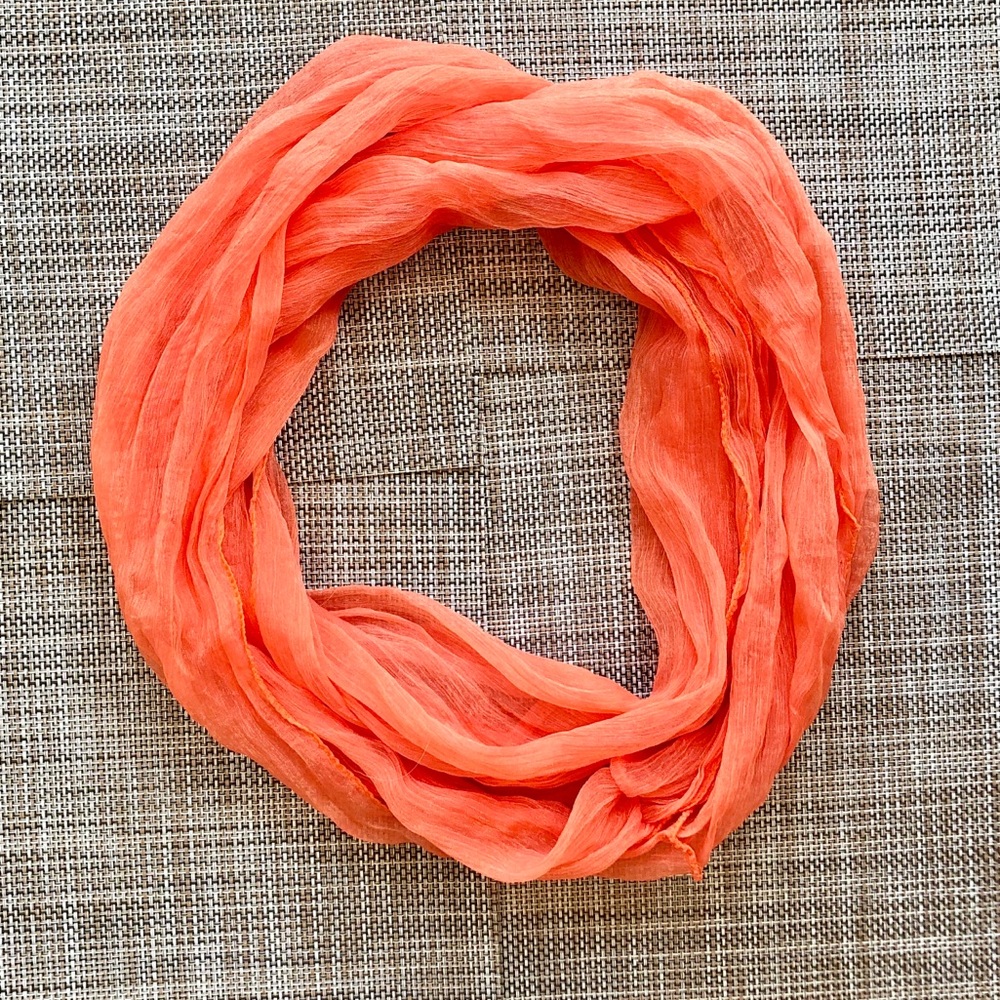Coral infinity Scarf by Noelle